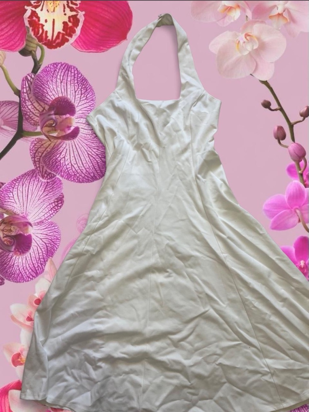 Fashion Nova Mabel Ponte Midi Dress White